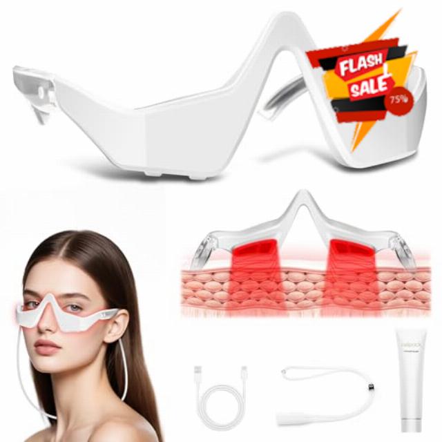 Under-Eye Light Therapy Device for Eye Bags
