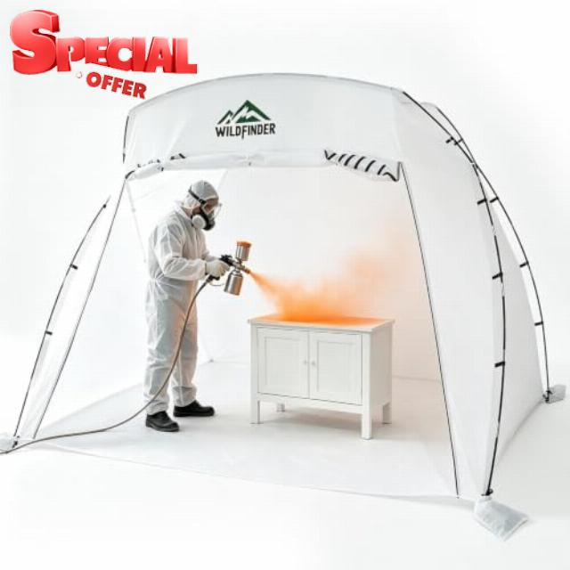 WildFinder Portable Paint Booth 10x7x6.3ft