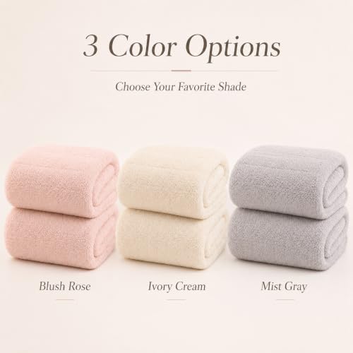 Soft Absorbent Plush Towels for Bath