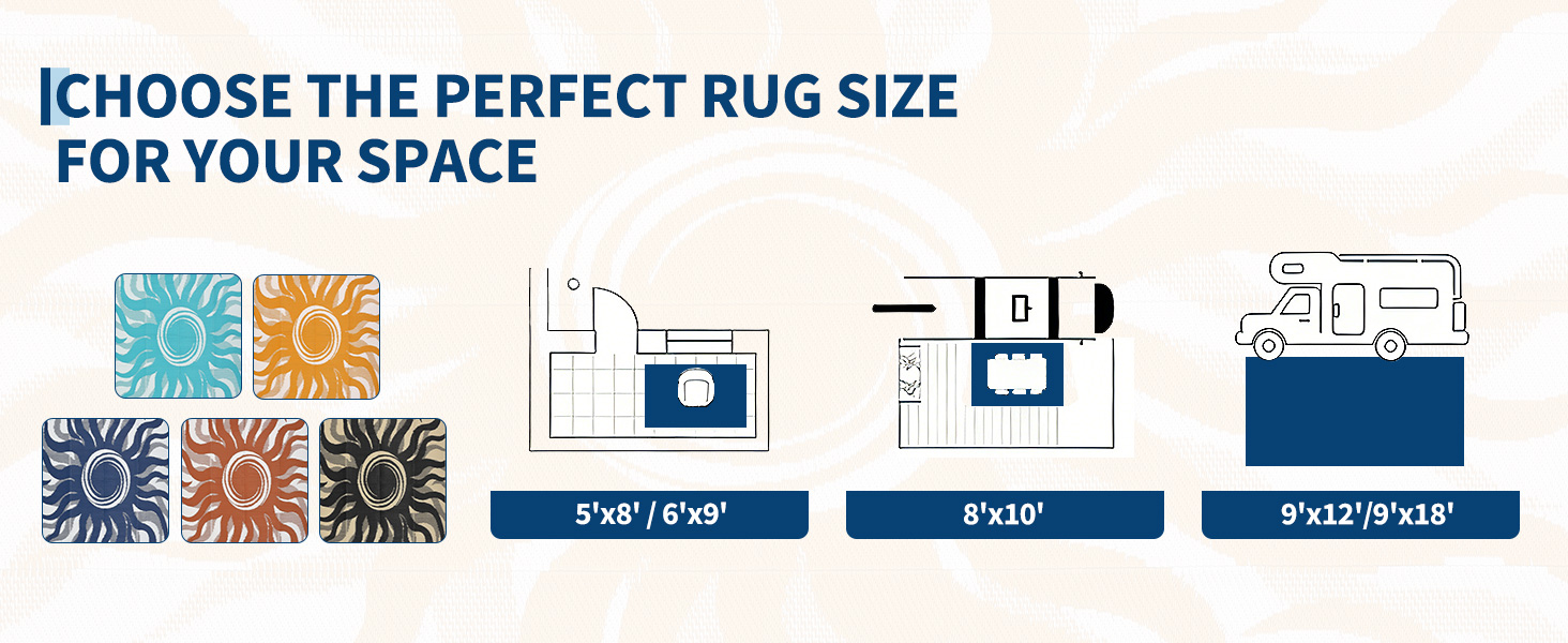 Garvee Outdoor Rugs