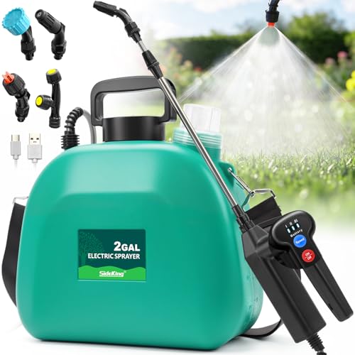 Electric Pump Sprayer for Lawn & Garden | 3 Pressure Levels