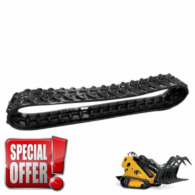 Heavy Duty Rubber Tracks 180x72x36 for Mini Skid Steers                                                          Compatible with Airman HM07S
