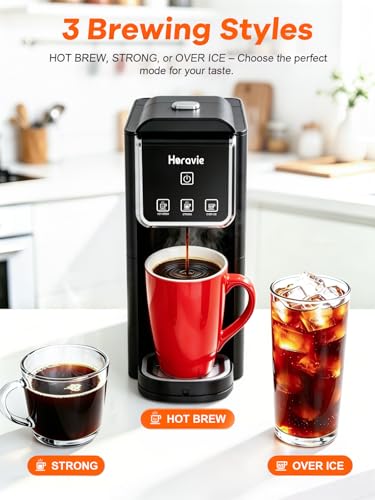 6-12 oz Brew Sizes One Cup Coffee Machine