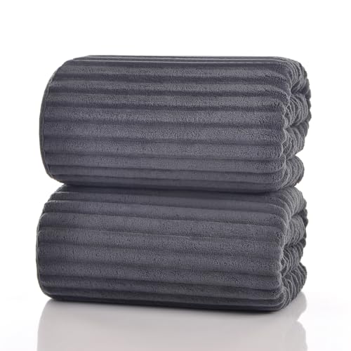 35"x70" Quick Dry Highly Absorbent | Ultra Soft Microfiber Bath Sheets with Hanging Loops