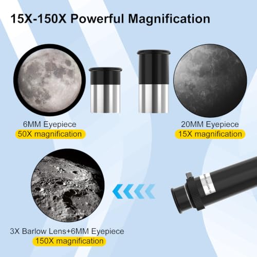 70MM Aperture 300MM Refracting Telescope for Moon