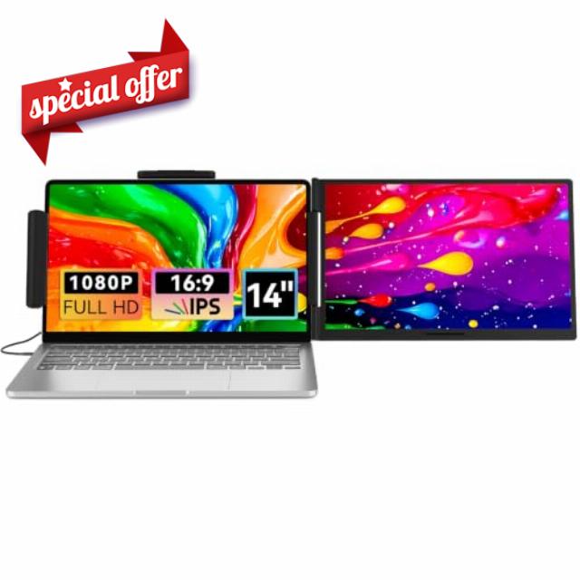 Laptop Screen Extender 14.1" 1080P IPS