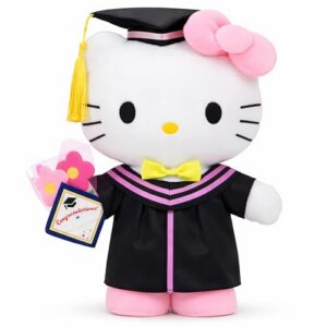 Soft Stuffed Animal with Graduation Cap and Gown