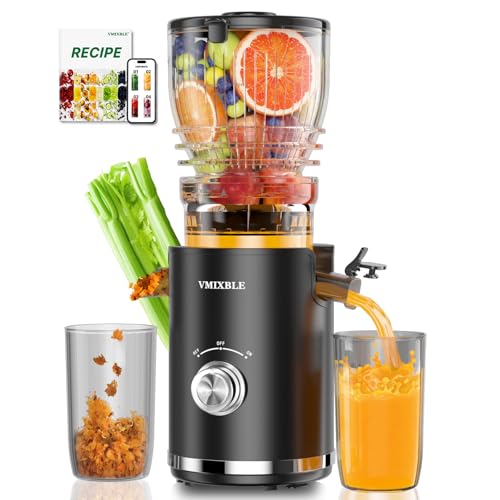 Cold Press Juicer with 5.8" Wide Feed Chute