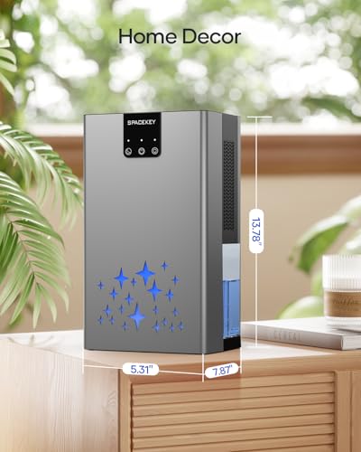 1000 sq. ft. Dehumidifier for Basement Bathroom Bedroom with Auto Shut Off