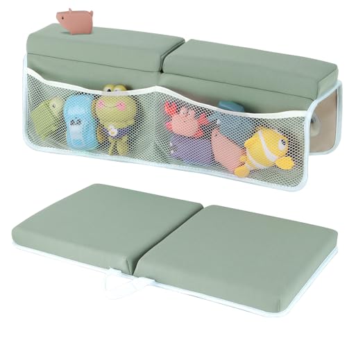 Gray Green | Comfortable Baby Bath Kneeler for Bathtub
