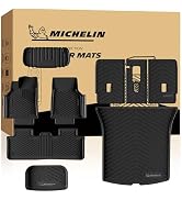 Michelin Vehicle Mat, All-Weather TPE Custom Fit Liner for Tesla Model Y 5 Seat Standard Floor Ma...
