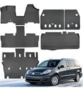 Floor Mats Compatible with Kia Telluride 2027(Only Hybrid 7/8 Seats),All Weather Protection Duarb...