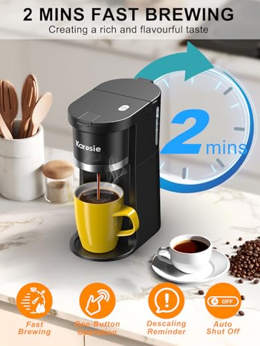 One-Button Single Cup Coffee Maker