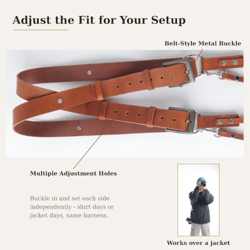Adjustable X-Back Shoulder Harness for DSLR