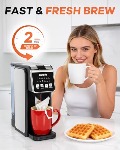 Grind and Brew Coffee Maker with 47oz Water Tank