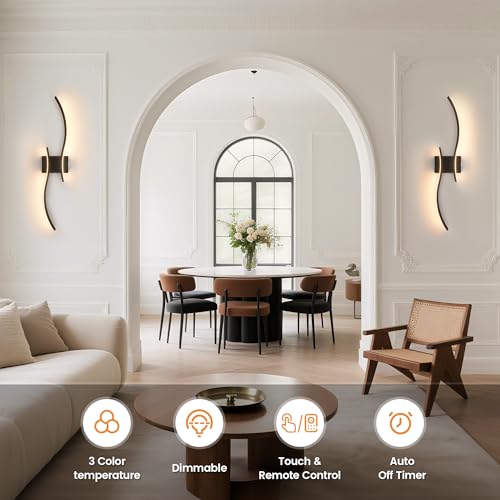 27.6 inch Wireless Wall Sconces