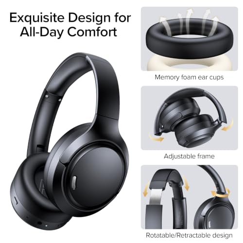 Transparency Mode ANC Headphone for Travel Office