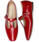 DREAM PAIRS Women's Square Toe Mary Jane Flats | square toe mary jane shoes comfortable classic c...