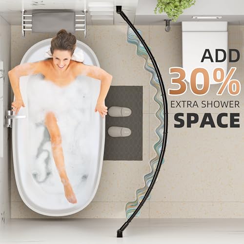 Round Curved Rods for Bathroom
