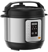 Sweetcrispy 16-in-1 Electric Pressure Cooker 8QT, 12-Preset Multi Cookers with Ceramic Pot, Slow ...