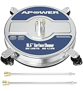 APOWER Undercarriage Pressure Washer Attachment, 24" Water Broom and Under Carriage Car Cleaner, ...