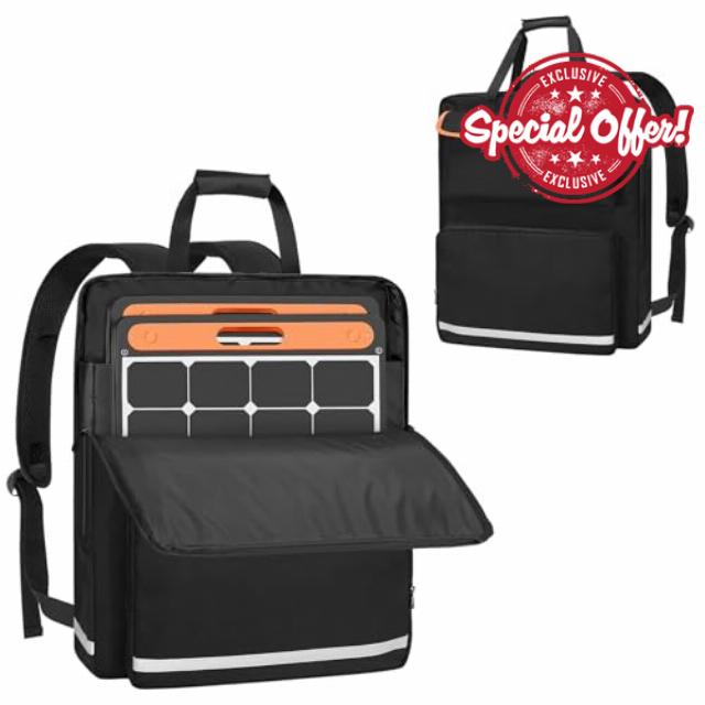 ORKELS Solar Panel Bag for 2 Foldable Panels