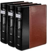 Salajory CD DVD Storage Binder with Zipper - Holds 56 Discs & 28 Booklet Pockets & 56 Tag Slots, ...