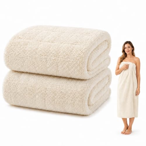 35“ x 70 "— Coral Fleece Bath Sheets