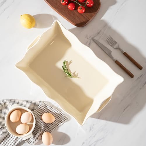 Wave Edge Lasagna Pan Deep for Cooking