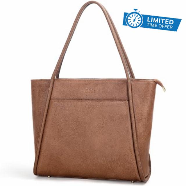 Blofinche Genuine Leather Briefcase for Women