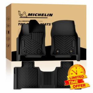 Michelin Vehicle Mats for 2022-2026 Toyota Tundra CrewMax Cab                                                          Fit for SR/SR5/TRD/PRO/Limited/Platinum/Castone