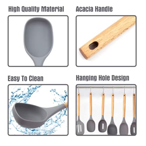 Elegant Kitchen Gift (Grey -7pcs)