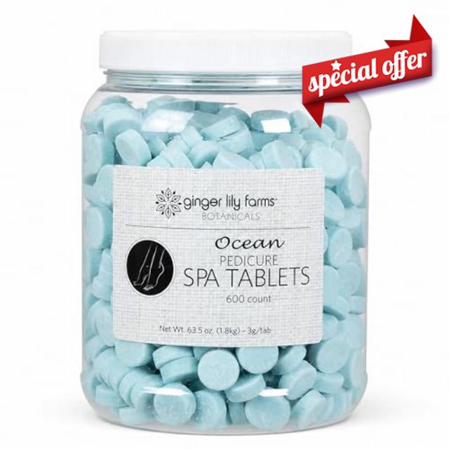 Ginger Lily Farms Botanicals Pedicure Spa Tablets