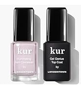 LONDONTOWN Nail Veil Enhancing Nail Care - Nail Protectant, Nail Strengthener, Natural Tint, Vega...
