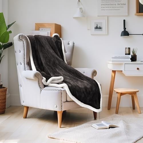 Soft Flannel Heating Blanket for Couch