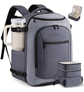 LOVEVOOK 40L Travel Backpack for Women & Men,Airline Approved Carry On Backpack with 3 Packing Cu...