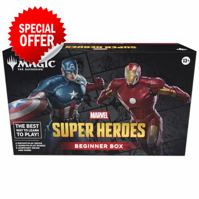 Magic: The Gathering | Marvel Super Heroes Beginner Box | 2-Player Card Game | Includes 2 Tutorial Decks