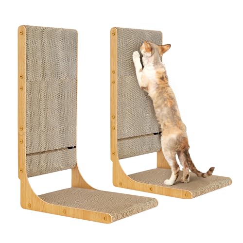 L-Shaped Indoor Cardboard Scratch Pad