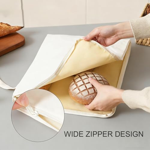 Moisture Lock with Zip for Bread Freshness with Sealing (2 PCS)