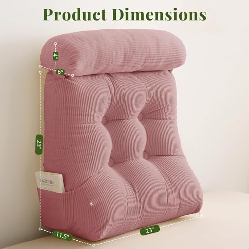 Bed Wedge Pillow Headborad for Sleeping