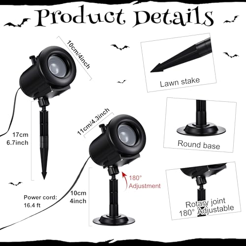 with Remote for Holiday House Garden Decor(Halloween)