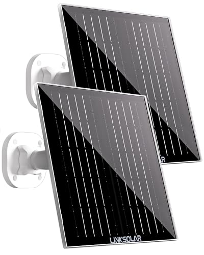 All-in-1 Glass Solar Charger for Outdoor Stick Up Battery Home Security Camera