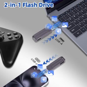 Dual USB-A and Type-C Thumb Drive                                                          Photo stick