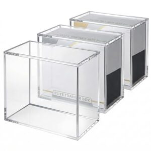 Elite Trainer Box Protector Waterproof Scratch-Resistant Stackable with 8mm Thick Acrylic