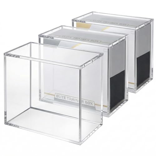 Elite Trainer Box Protector Waterproof Scratch-Resistant Stackable with 8mm Thick Acrylic