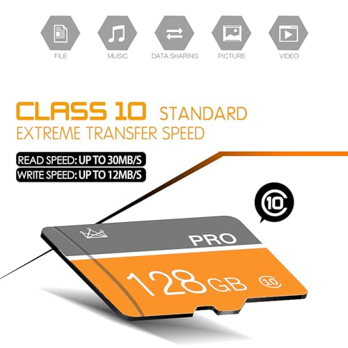 TF Card with Adapter Class 10 High Speed for Camera