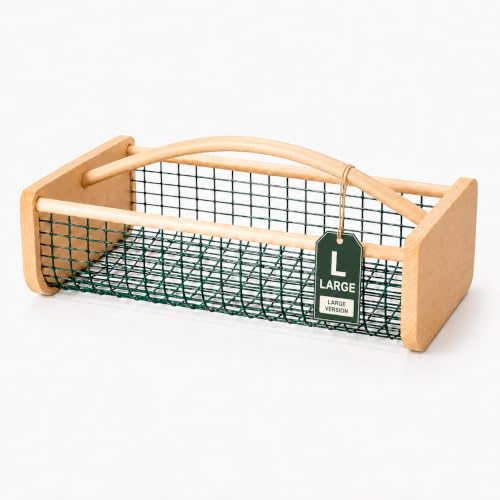 Coated Metal Mesh Produce Caddy for Gathering