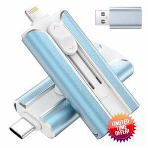 MFI Certified 512GB Flash Drive – Photo Stick and USB Stick Offers Photo/Video Storage