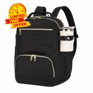VANKEAN 15.6 Inch Laptop Backpack for Women Large Capacity                                                          Waterproof Backpacks Stylish Travel Bags Casual Daypacks for College