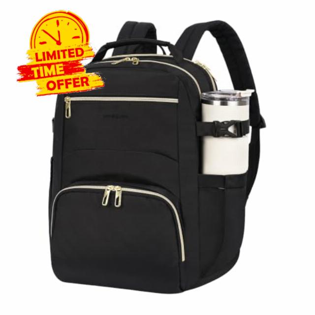 VANKEAN 15.6 Inch Laptop Backpack for Women Large Capacity                                                          Waterproof Backpacks Stylish Travel Bags Casual Daypacks for College